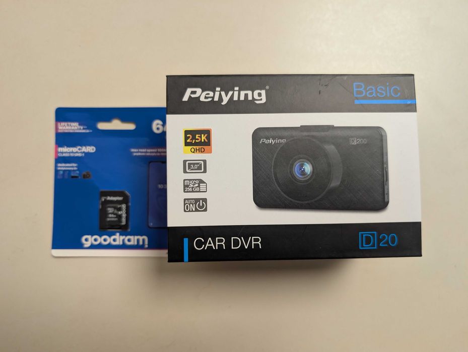 Kamera samochodowa PEIYING D200 2,5K Basic - nowa
