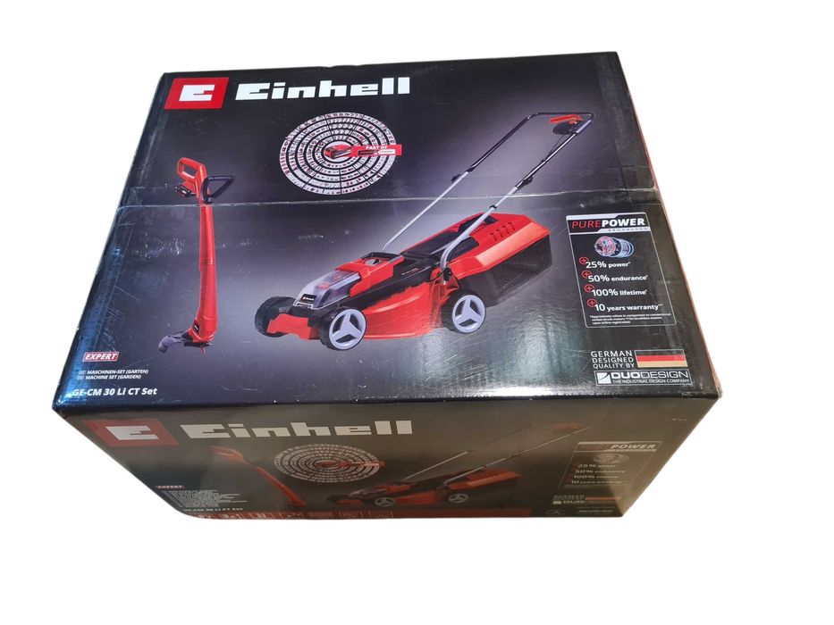 Zestaw kosiarka + podkaszarka enhell