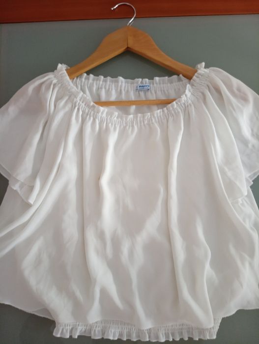 Blusa de Verão Mayoral  … Como Nova!!	Tamanho 14	157 cm
