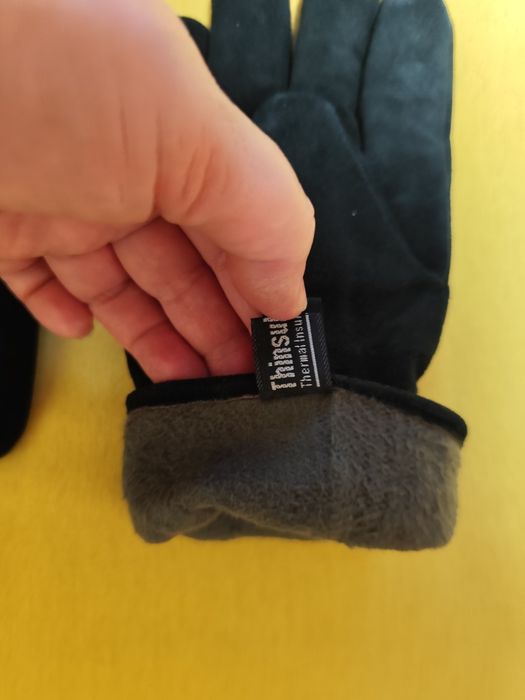 Перчатки чоловічі замш Thinsulate Thermal Insulation