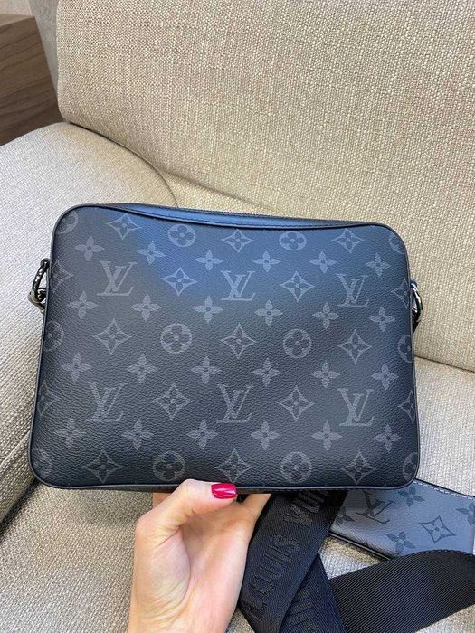 Мужская сумка Louis Vuitton оригинал Луи Витон трио б/у