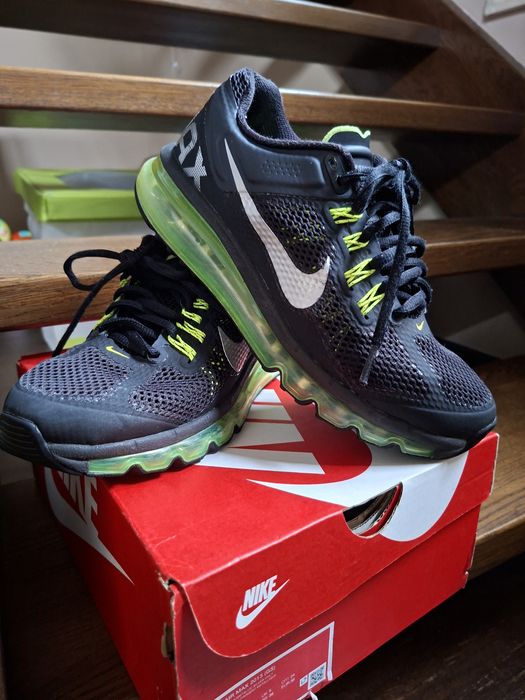 Młodzieżowe buty nike air max 2013 neonowe rozmiar 38