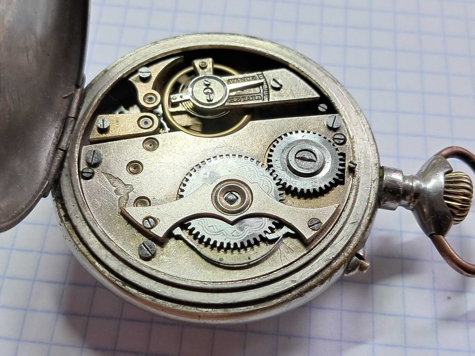 Zegarek kolejarski roskopowy Chronometre,chodzi