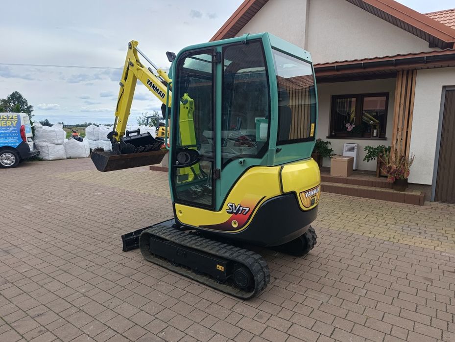 Yanmar sv17 ex brutto 2T LONG 2010 rok minikoparka mini koparka