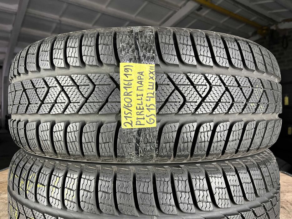 GS1542 Зимові шини 215/60r16 Pirelli Sottozero 3 пара резини р16