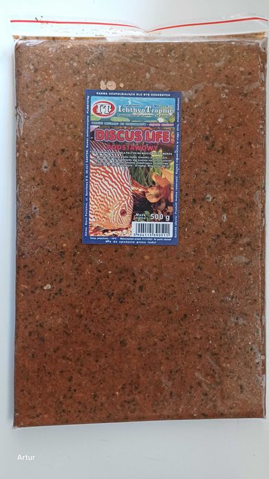DISCUS LIFE - pokarmy mrożone dla paletek 500g