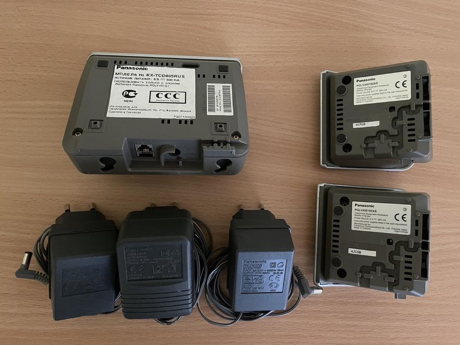 Цифровой беспроводный телефон Panasonic KX-TCD465, Panasonic PQLV30018