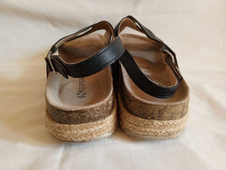 Шкіряні жіночі босоніжки Superga (оригінал), розмір 41
