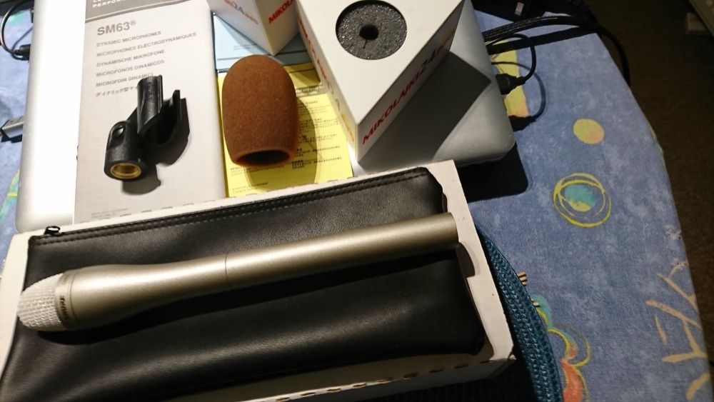 Mikrofon Shure SM63L Dynamiczny,Profesjonalny, Na Prezent,Nowy,Gratisy