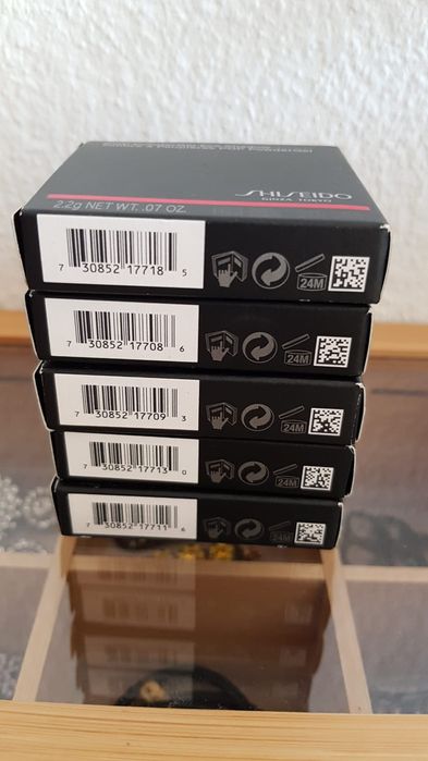 Тени для век Shiseido Pop PowderGel 5цветов,оригинал.