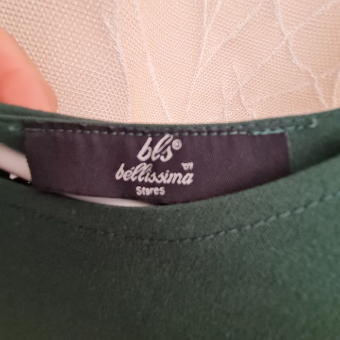Vestidos preto verde