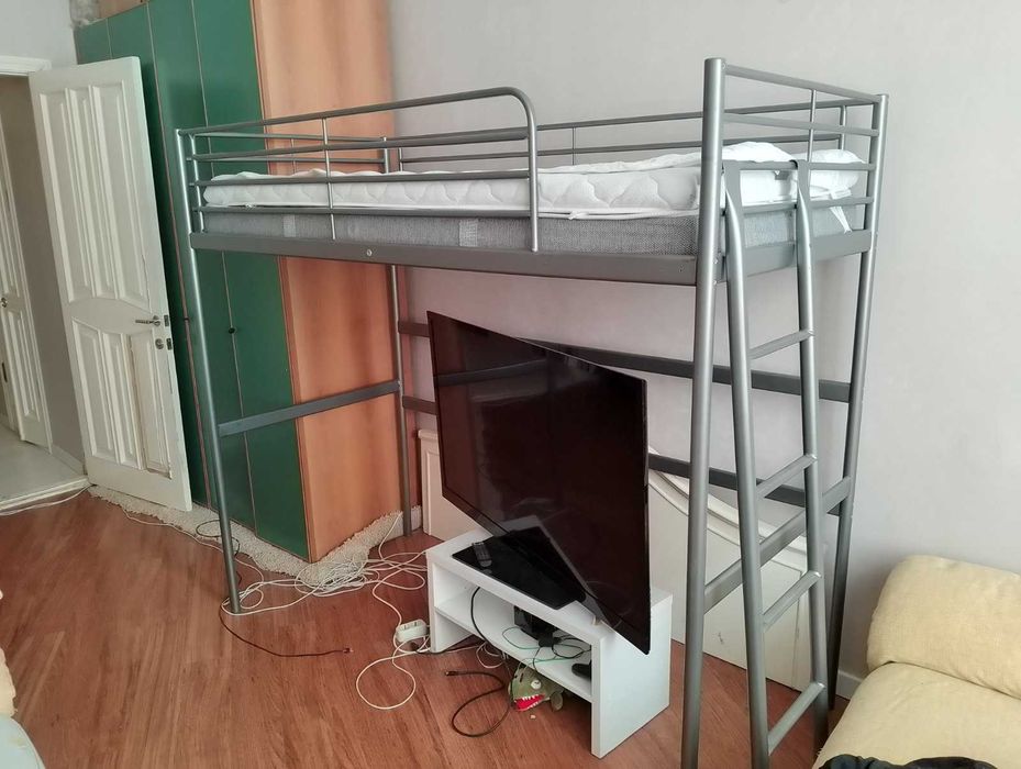 Ліжко металеве чердак для дітей