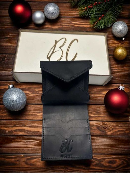 Шкіряні гаманці Belcraft для чоловіків та жінок (подарунок під ялинку)