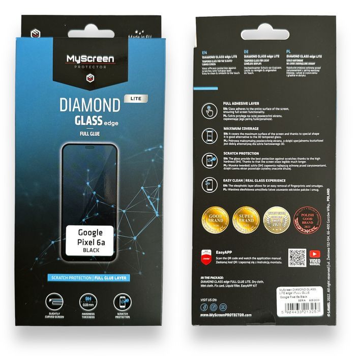 Szkło hartowane do Google Pixel 6A / 7A MyScreen szybka na ekran