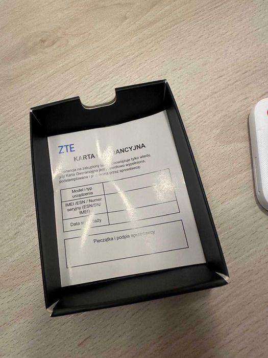 Router ZTE F50 5G LTE 2.4 / 5 GHZ (dualband) SIM