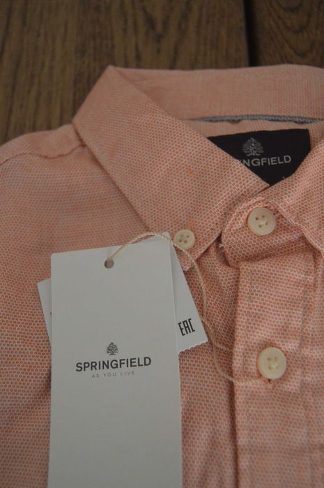 Camisa de homem da springfield laranja tamanho [L] (Novo)