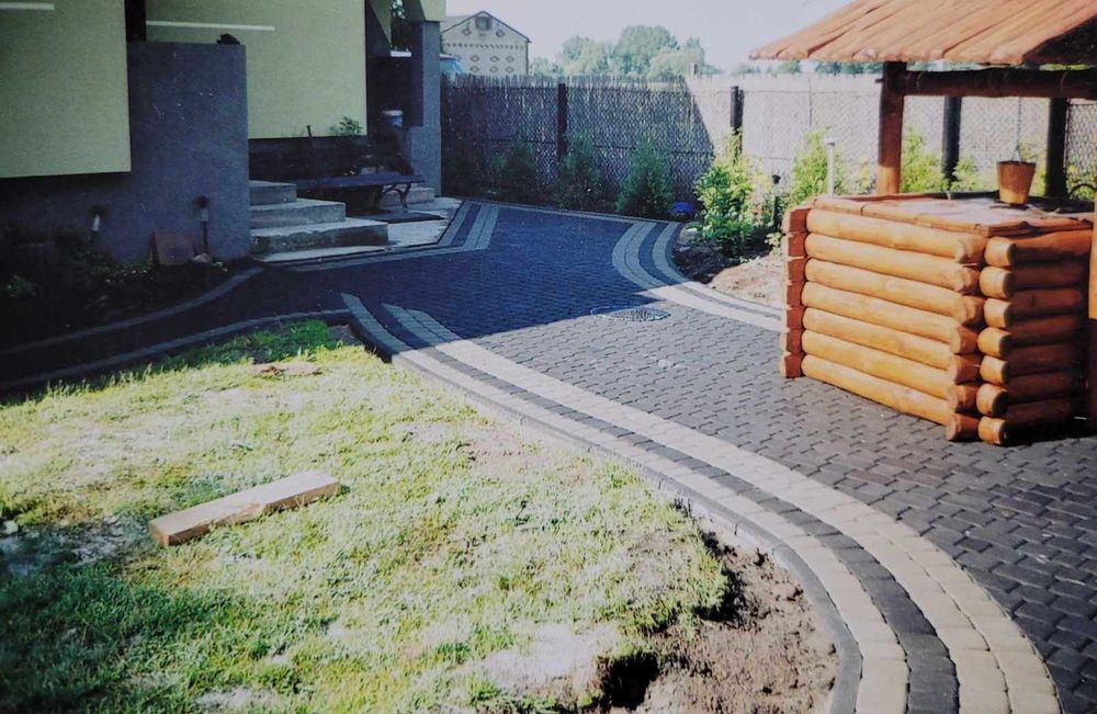 Układanie kostki brukowej Montaż ogrodzeń panelowych