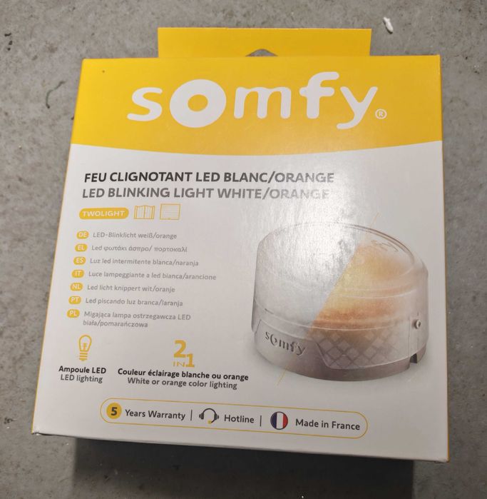 SOMFY – lampa ostrzegawcza Led brama garaż