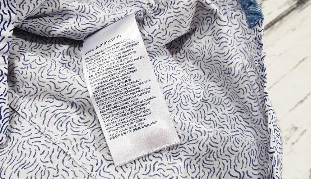 Tommy Hilfiger * koszula * wzorzysta * męska * L