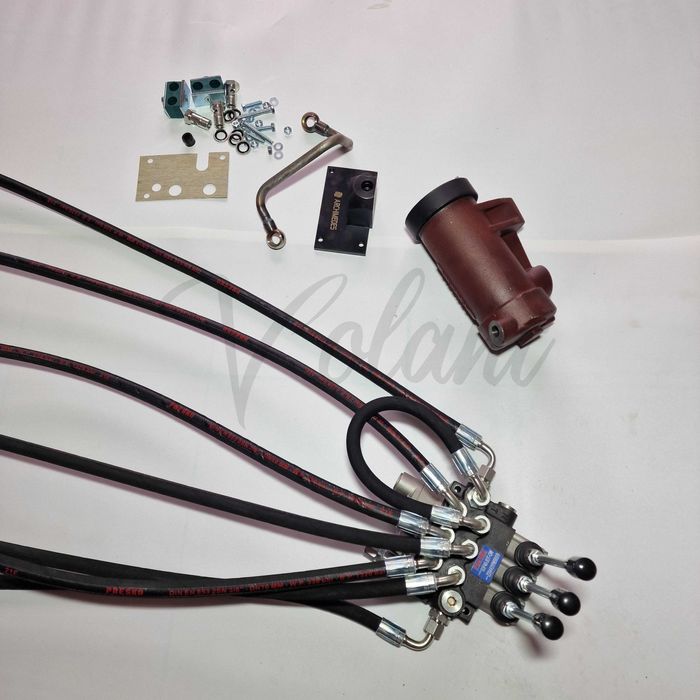 Rozdzielacz Hydrauliczny 3 Sekcje C-360 Cylinder Z Nakrętka Zestaw