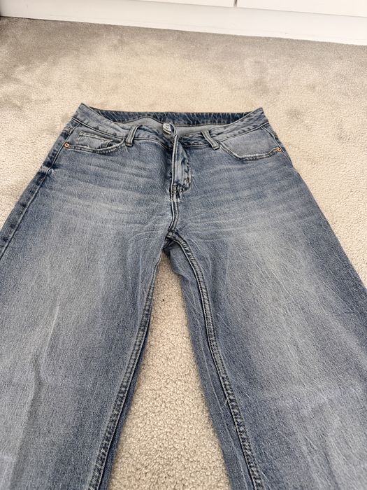 Jeansy Zara h&m rozszerzane M