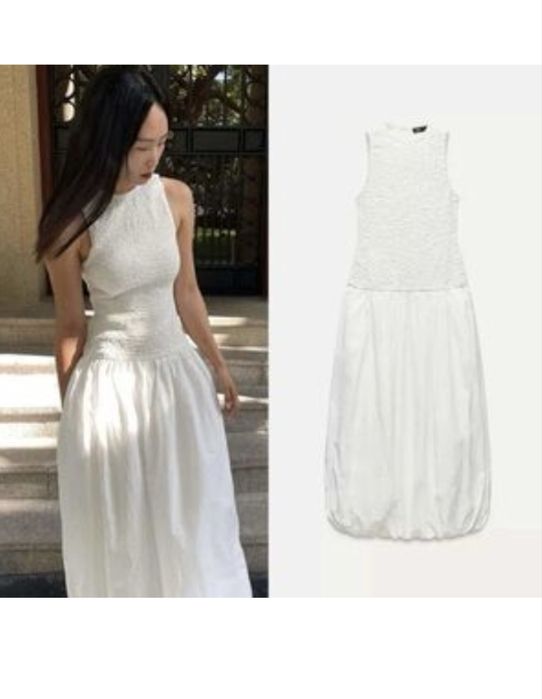 Sukienka biala Zara M