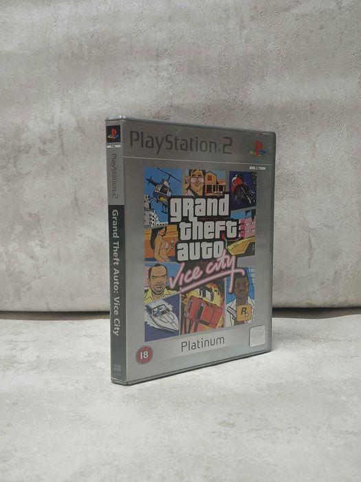 Grand Theft Auto Vice City - PlayStation 2 - Edição Platinum