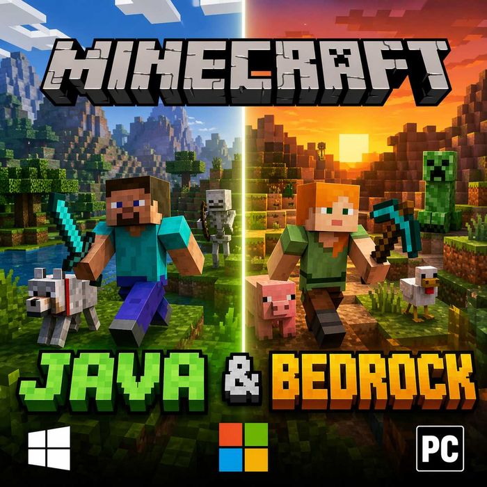 Minecraft Java & Bedrock Edition PC – pełna wersja
