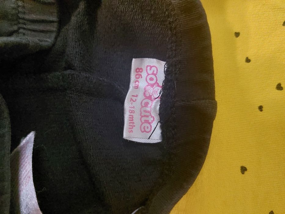 Komplet dla dziewczynki leginsy i bluza 86