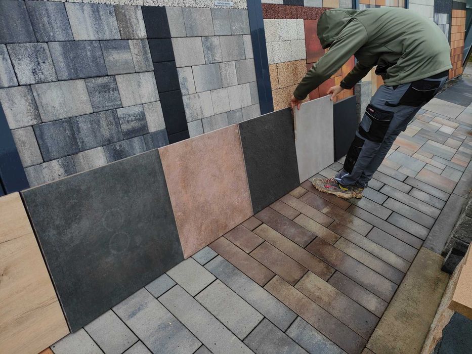 Gres płyty ceramiczne gresowe tarasowe 60x60x2 taras chodnik