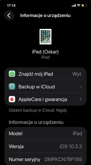 sprzedam ipada z 2012 roku