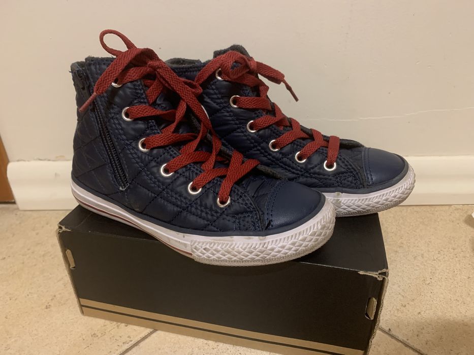 Adidasy Converse All Star Hi Side Zip Tex stan idealny