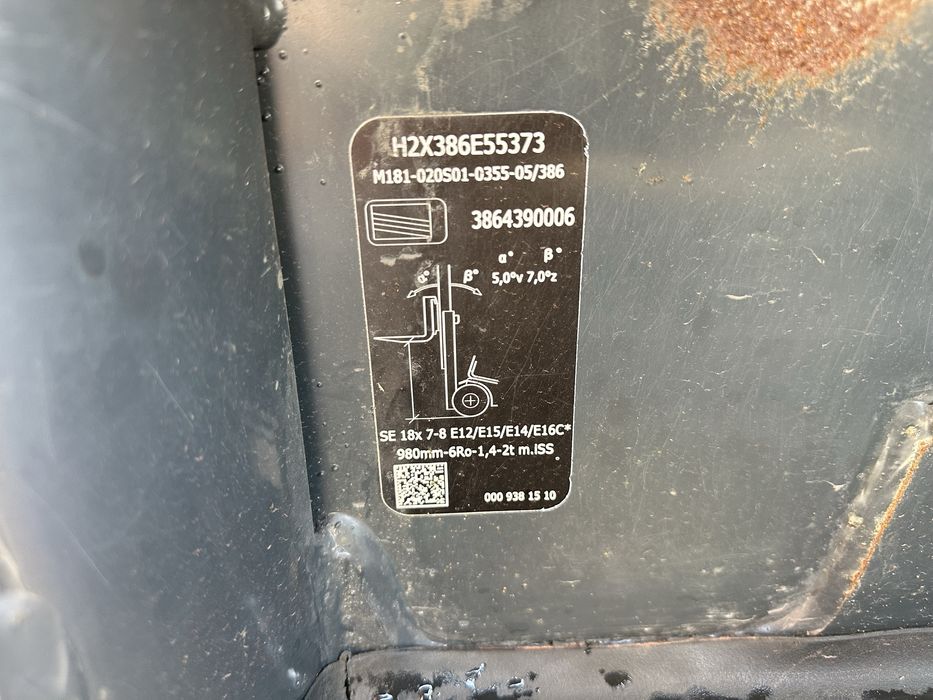 Linde E 16P-02 погружчик електричний