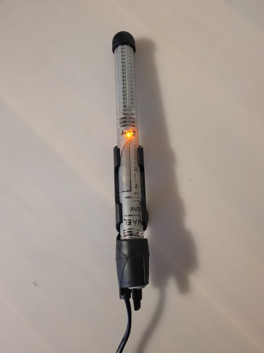 Grzałka akwarystyczna z termostatem 50W  stan bdb
