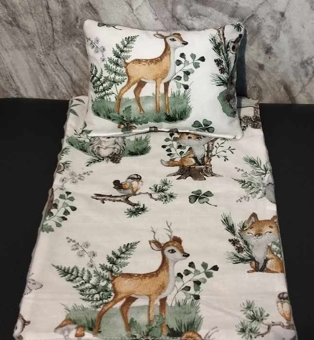 Pościel dla lalki do wózka , kołyski