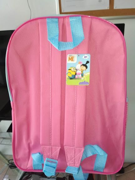 PROMO:Mochila Minions + Fluffy 38x28x11cm