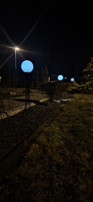 Lampa ogrodowa stojak loft