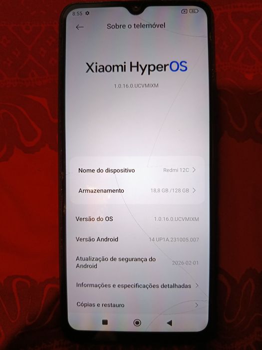 Redmi 12c 128gb Como/Novo