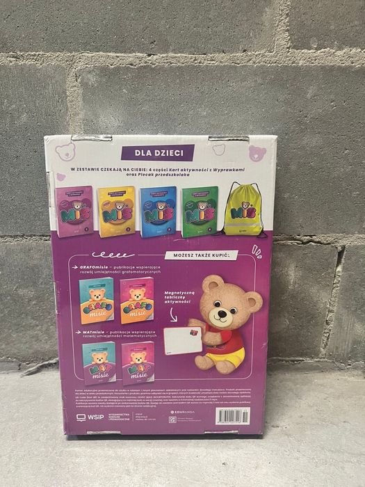 Miś przyjaciel młodszych przedszkolaków. BOX