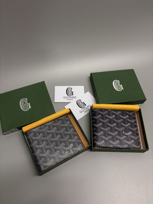 Гаманець goyard новий | синій | зелений | сірий