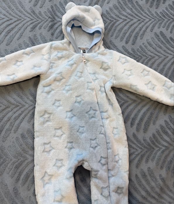 Теплый ромпер для мальчика