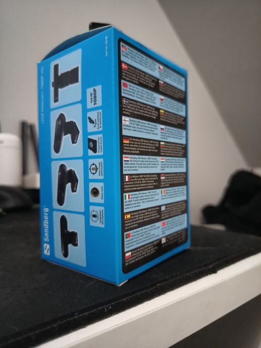 Sandberg 1080p kamera internetowa do komputera na usb webcam chat