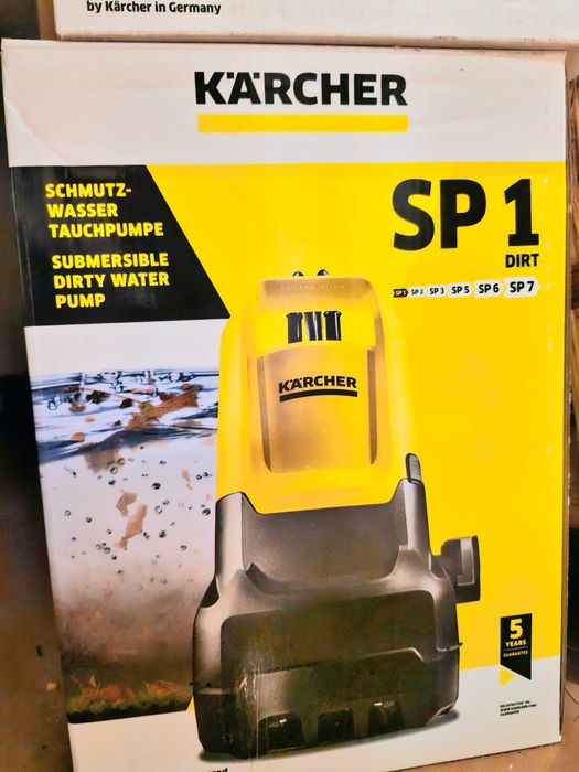 Дренажний погружний насос Karcher для брудної води SP 1 Dirt,