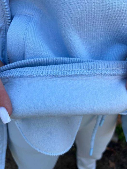 TOP!Жіночий костюм-трійка Raw на флісі з жилеткою Зимова підтримка