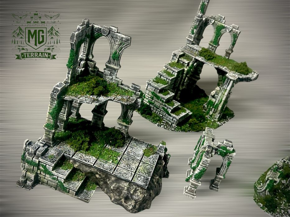 Zestaw Ruin makieta tereny do gier lotrsbg mesbg warhammer 40k aos