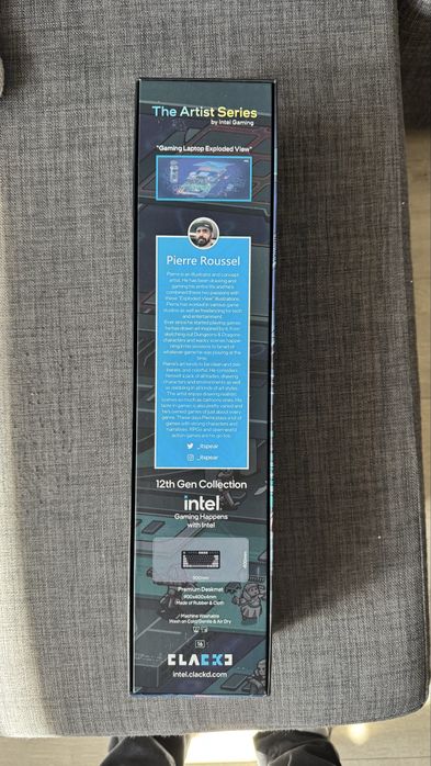 Nowa podkładka gamingowa Intel Artist Series x Clackd (900x400mm)
