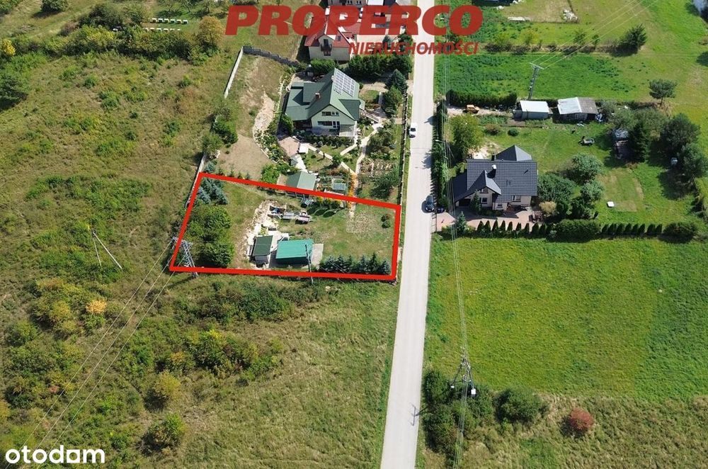 Działka 812m2, Lisów, gmina Morawica