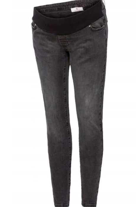 Jeansy Ciążowe Damskie Bellybutton 44 Szare Slim Fit Wygodne Bawełniane