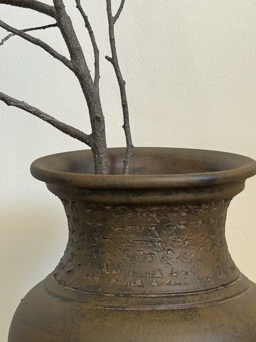Vaso / jarra de barro 50cm