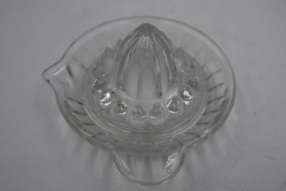 Zabytkowa szklana wyciskarka do cytrusów b080535